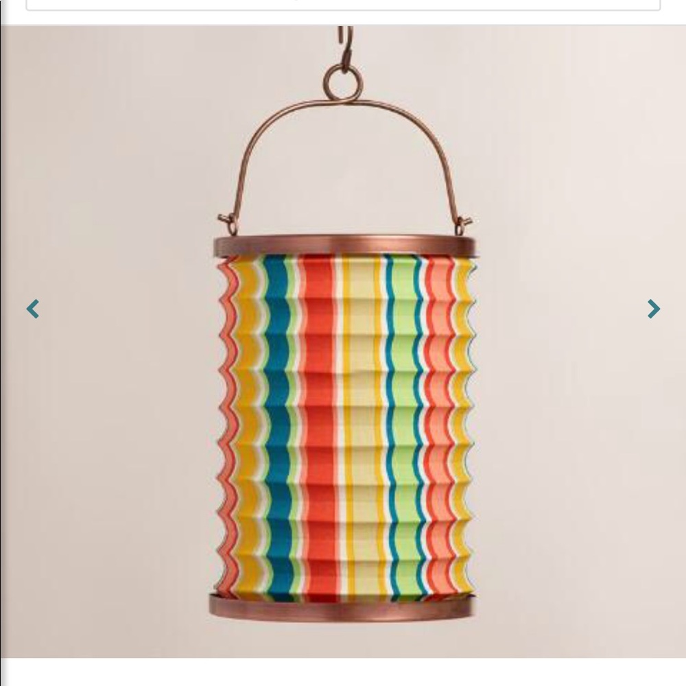 NWOT World Market folding lanterns